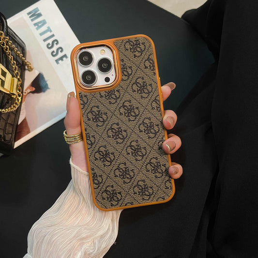 Žluté luxusní pouzdro na iPhone-MD231025