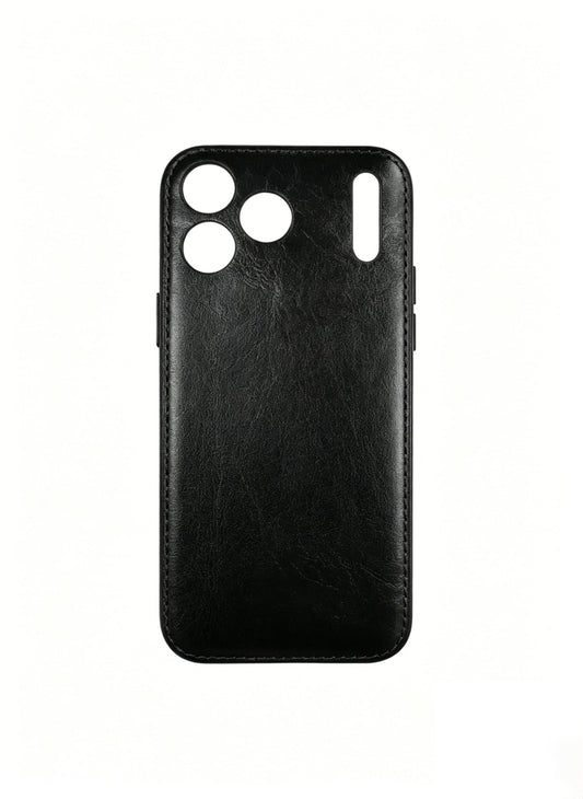 Kakavy ručně vyráběné rostlinně vyčiněné kožené pouzdro na iPhone – Vintage Patina Edition