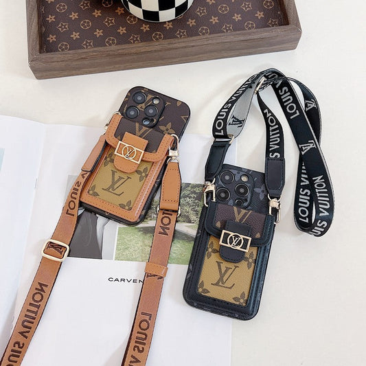Luksuzna torbica za iPhone preko tijela s držačem kartice