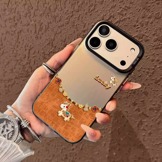 Stříbrné pouzdro na iPhone IMD