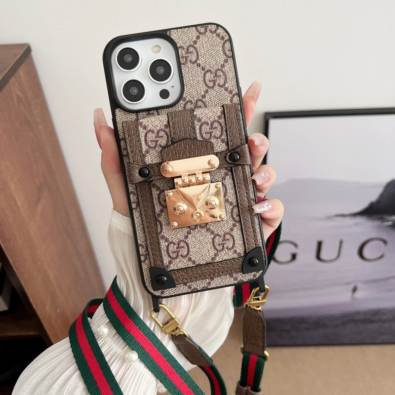 Premium kaarttasketting Klassiek iPhone-hoesje