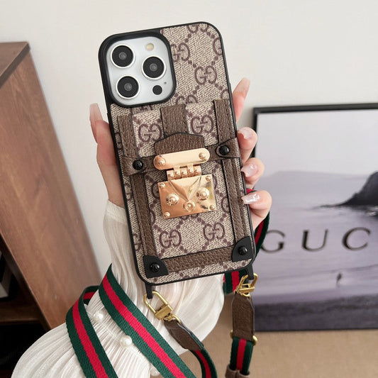 Premium Card Bag Chain Klasické pouzdro na iPhone