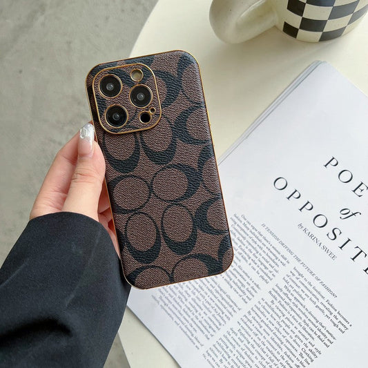 Funda de cuero clásica para iPhone