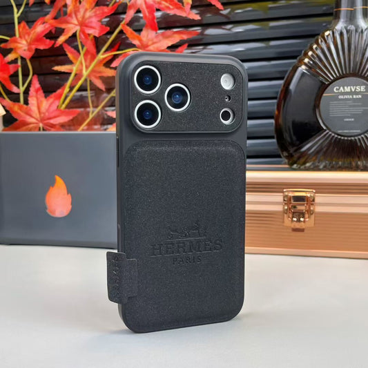 Classices Premium-Leder-iPhone-Hülle – luxuriöser Schutz