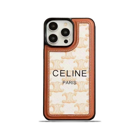Bílé pouzdro na iPhone s řemínkem Celine-SZ231124