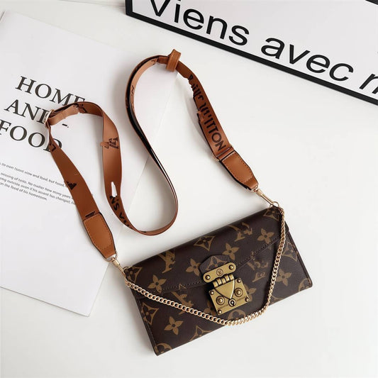 Kožené pouzdro na iPhone inspirované crossbody taškou s držákem na kartu
