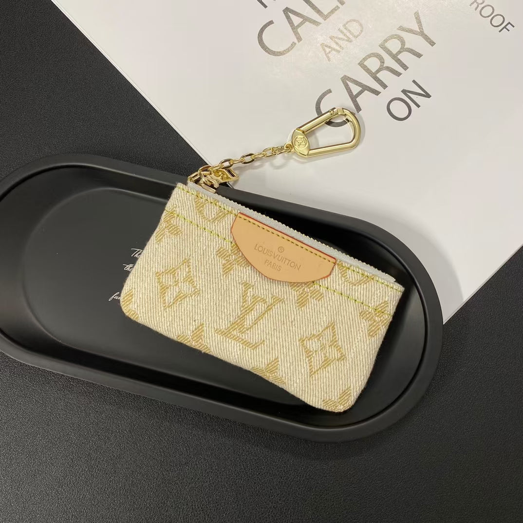 Luxus monogramos érmetasak – Stílusos & kompakt kulcstartós pénztárca