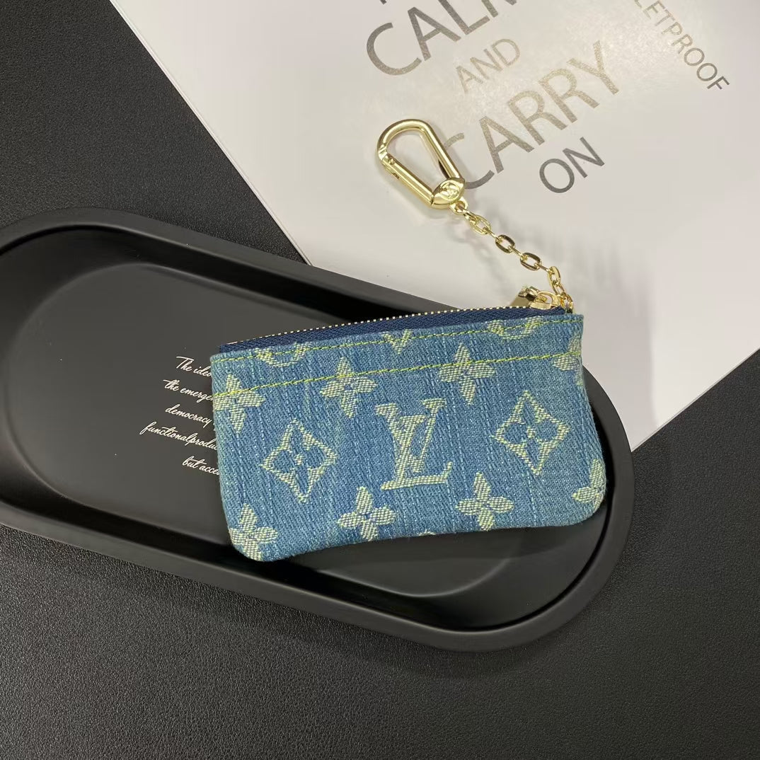 Luxus monogramos érmetasak – Stílusos & kompakt kulcstartós pénztárca