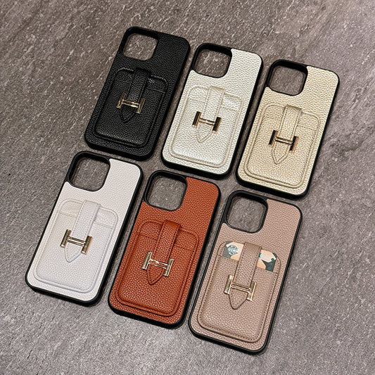 Kožené pouzdro na iPhone H Card Holder