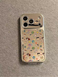 Full Mirror Cartoon iPhone Case – Cute Luxury Shockproof Cover