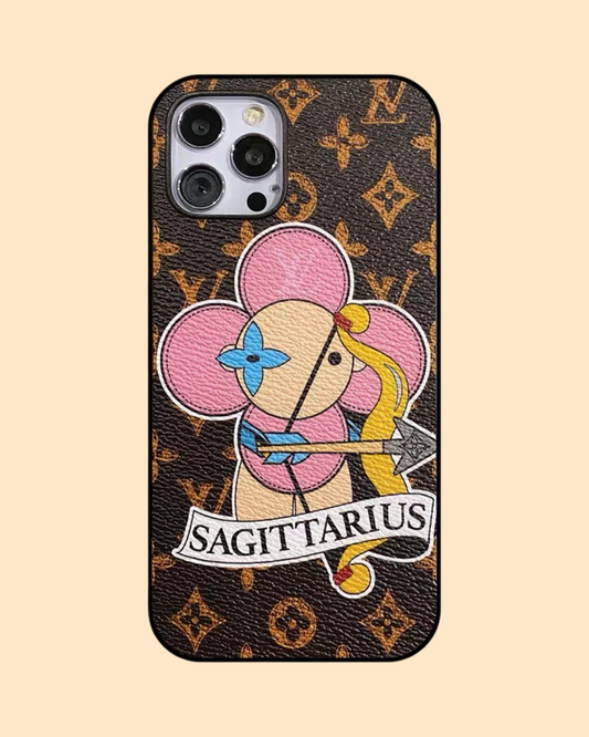 Pouzdro Sagittarius Love Painted na iPhone vyrobené na zakázku