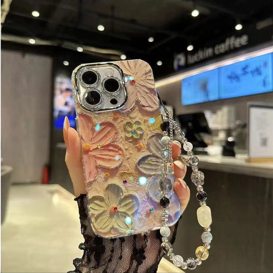 Květinové pouzdro na iPhone