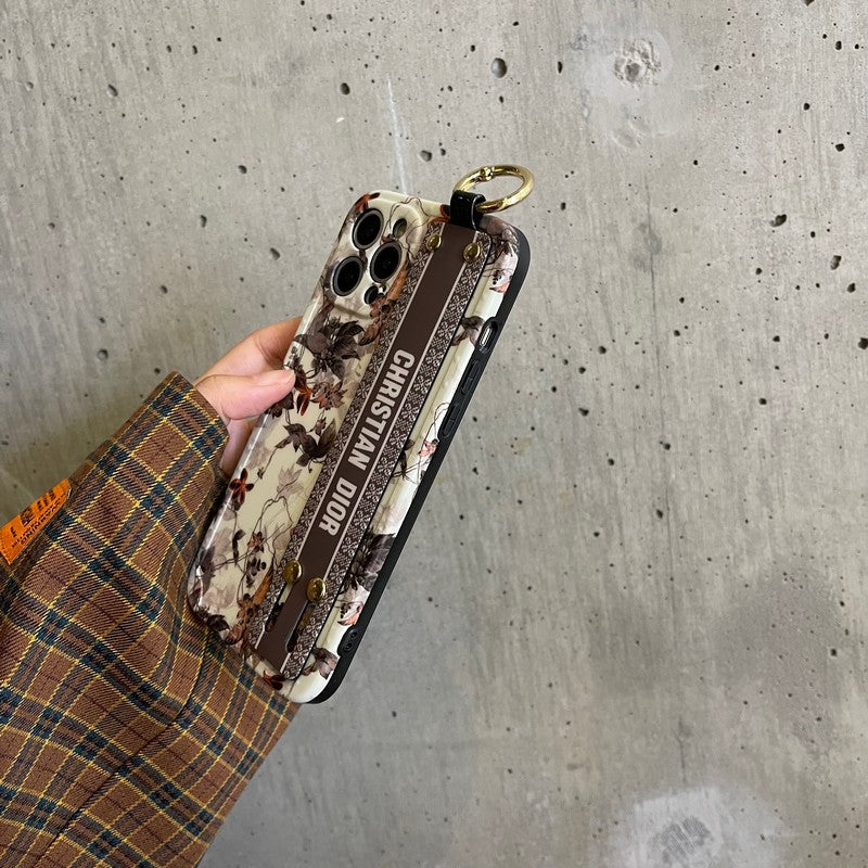 Husă pentru iPhone cu brățară de frunze de arțar de modă