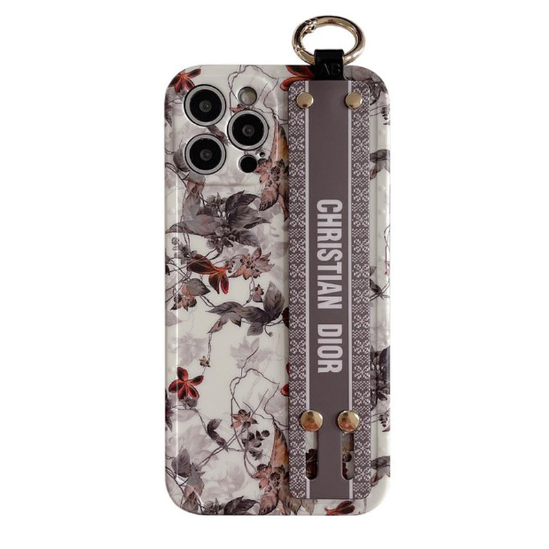 Husă pentru iPhone cu brățară de frunze de arțar de modă