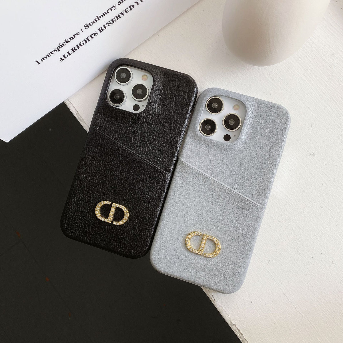 Modische iPhone-Hülle aus Leder