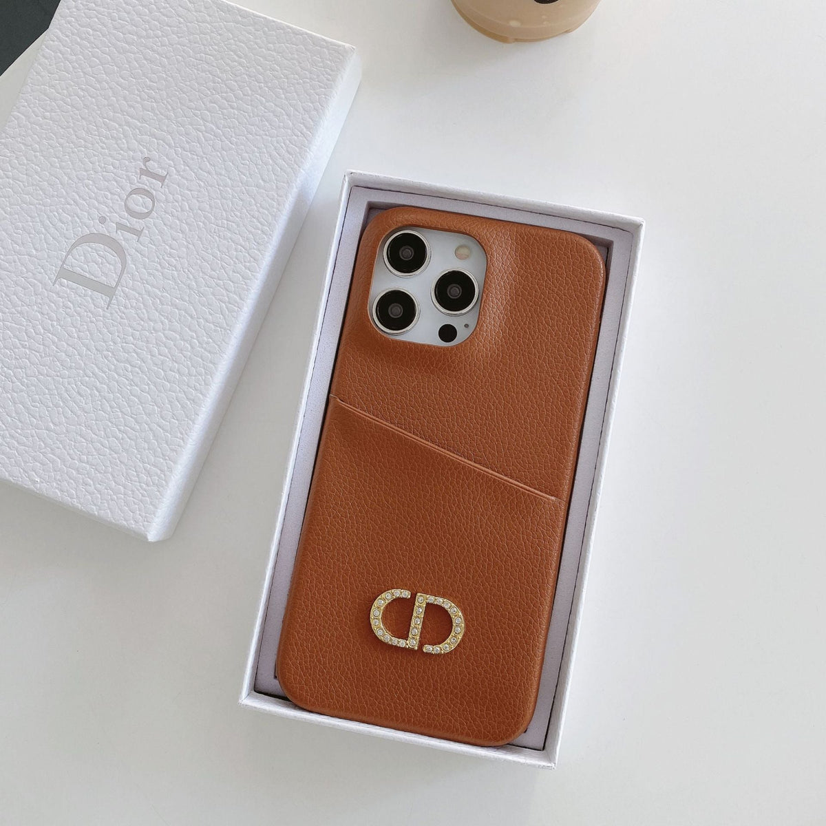 Modische iPhone-Hülle aus Leder