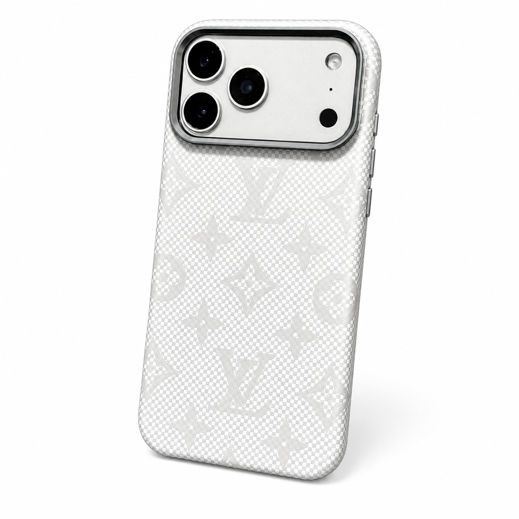 Luxury Checkered iPhone 17 Shockproof Case