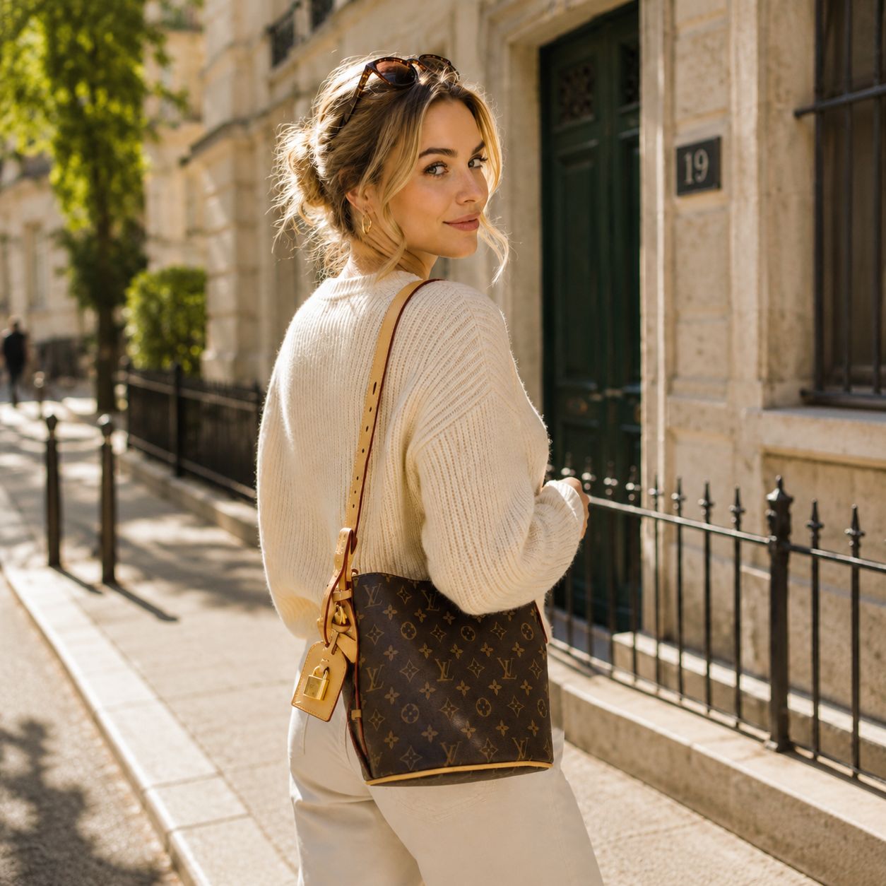 Vintage Monogram Mini Bucket Bag