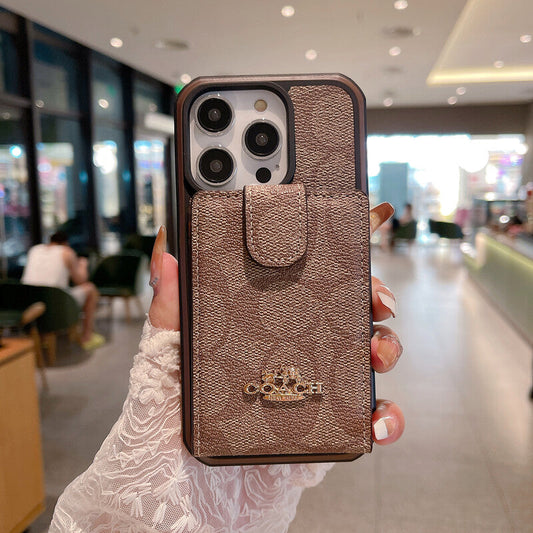 Capa clássica para iPhone com carteira -LBK241416