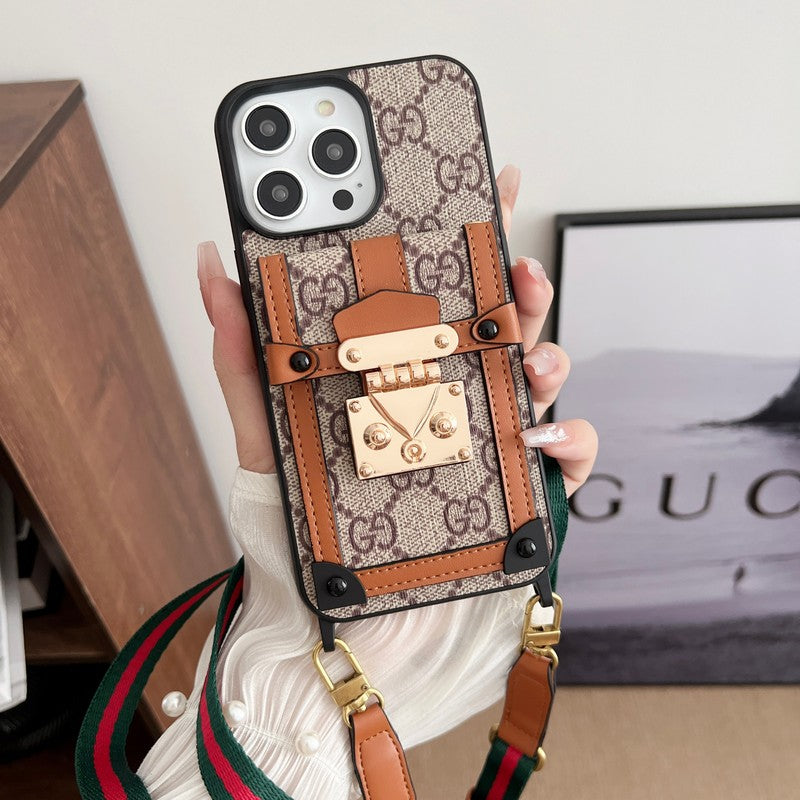 Klasična torbica za iPhone s lančićem za vrhunske kartice
