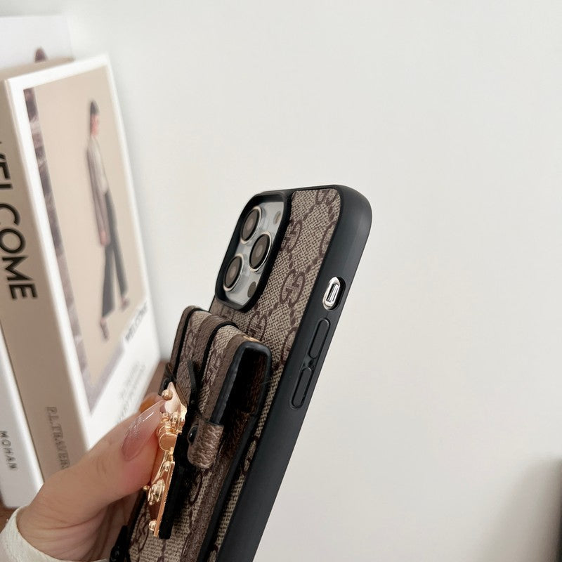 Klasična torbica za iPhone s lančićem za vrhunske kartice