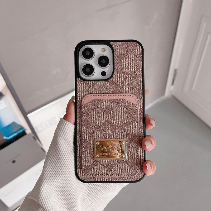 Klasické pouzdro na karty, kožené pouzdro na iPhone