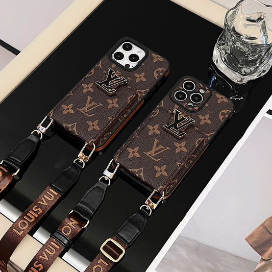 Luxusní pouzdro na iPhone Card Bag Řetízek