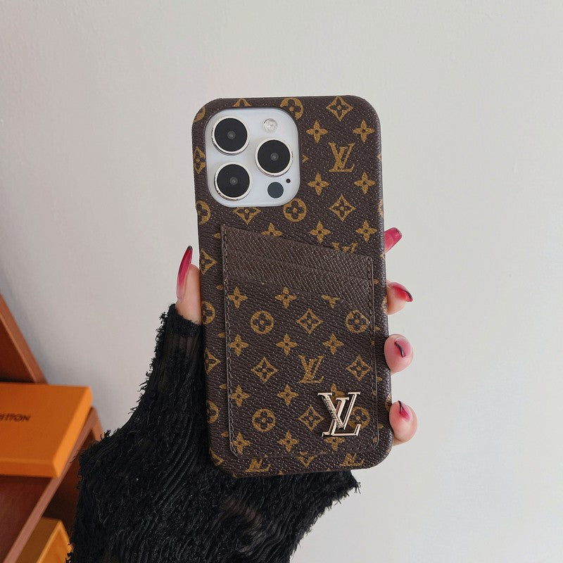 Luxus-Kartentasche, klassische iPhone-Hülle
