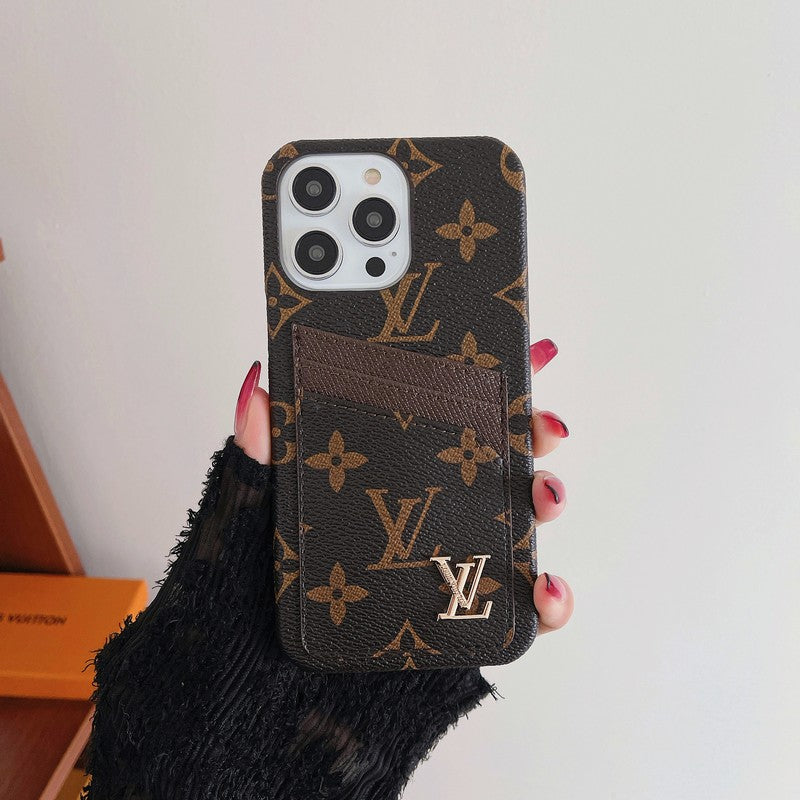 Luxus-Kartentasche, klassische iPhone-Hülle