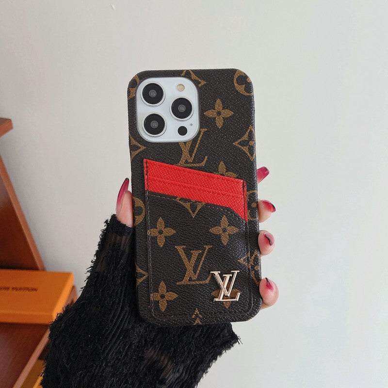 Luxus-Kartentasche, klassische iPhone-Hülle