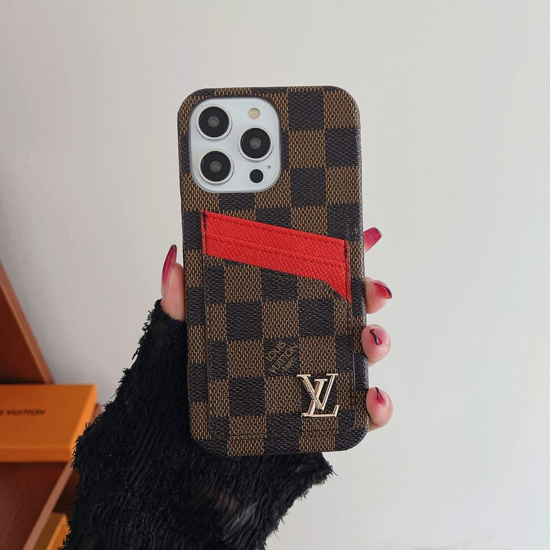 Luxus-Kartentasche, klassische iPhone-Hülle