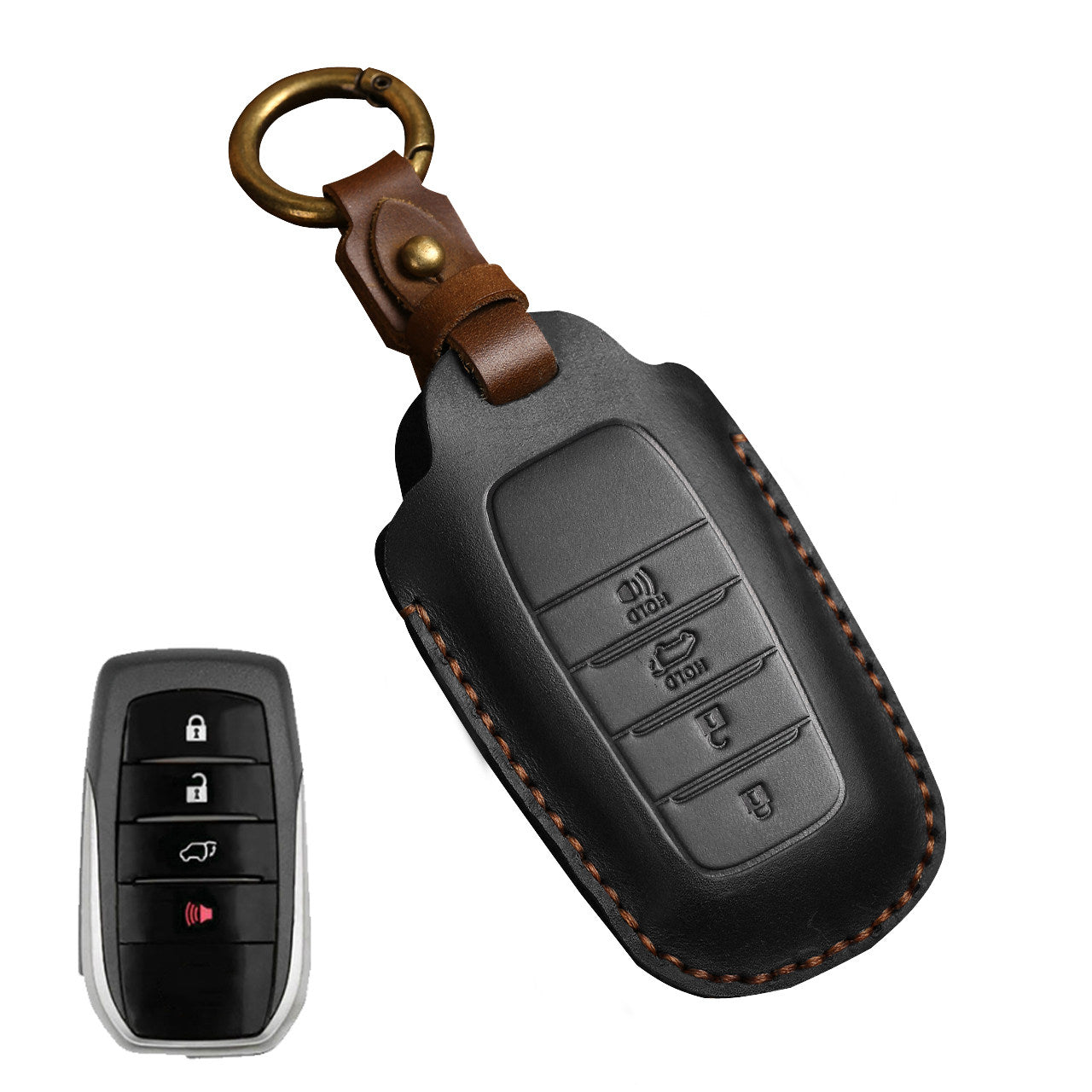 Pouzdro na klíče Toyota z horní kůže