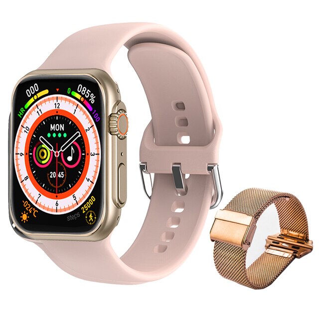 ساعة ذكية جديدة للرجال من Ultra Watch Series 8 NFC Door Access Smartwatch لسوار ساعات Android Apple Phone