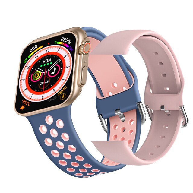 ساعة ذكية جديدة للرجال من Ultra Watch Series 8 NFC Door Access Smartwatch لسوار ساعات Android Apple Phone