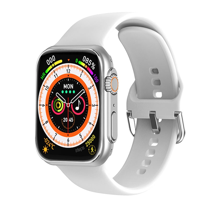 ساعة ذكية جديدة للرجال من Ultra Watch Series 8 NFC Door Access Smartwatch لسوار ساعات Android Apple Phone