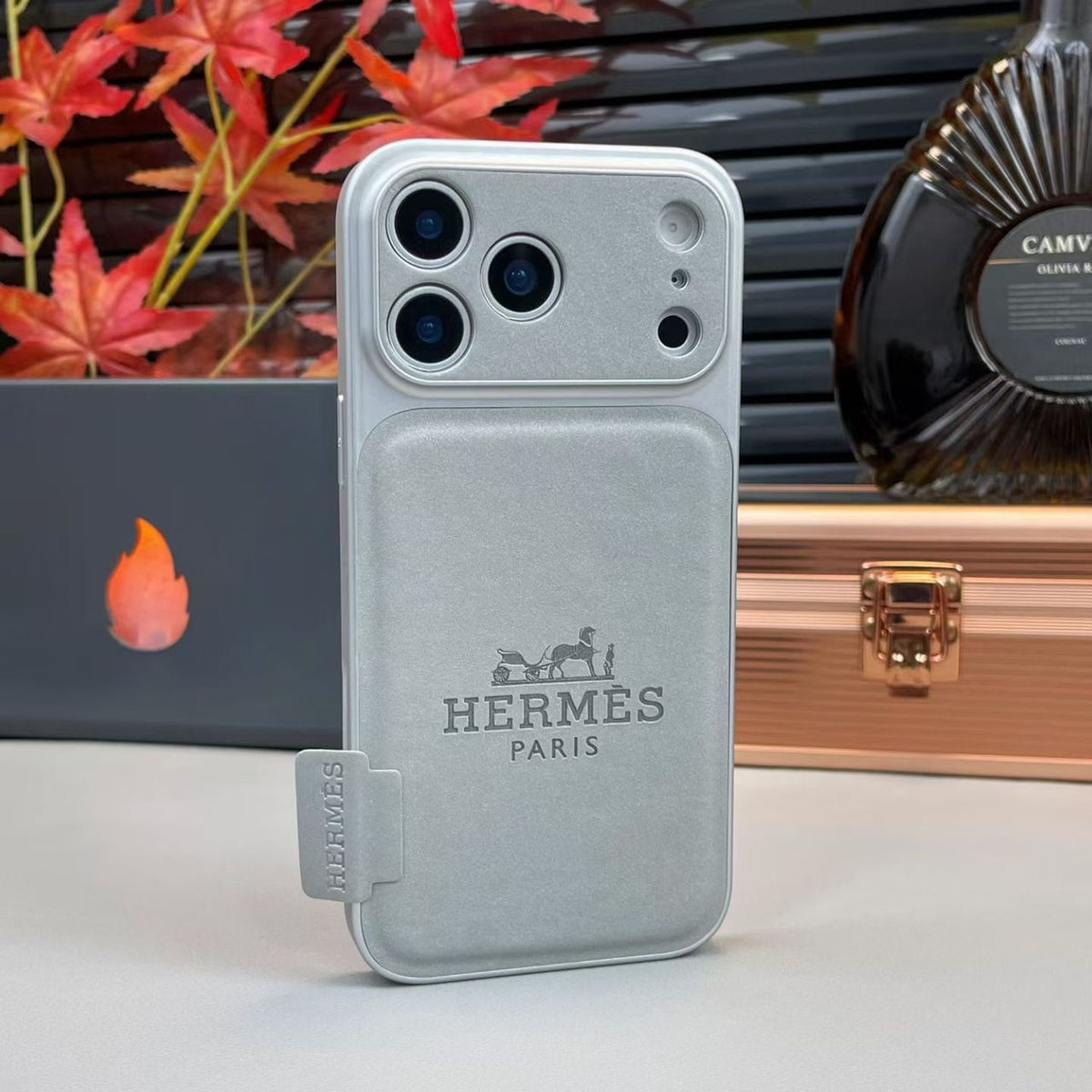 Capa Classics Premium de Couro para iPhone – Proteção de Luxo