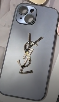 حافظة iPhone أنيقة بشعار Letter Shine x Mono