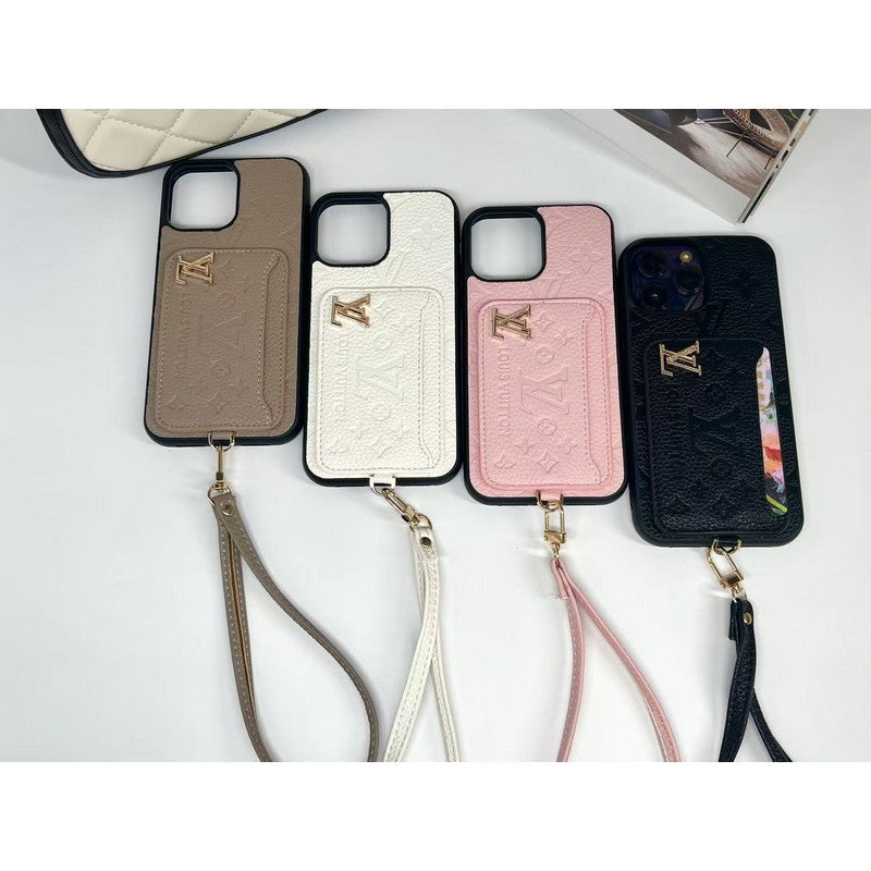 Θήκη για iPhone πολυτελής τσάντα τεσσάρων χρωμάτων