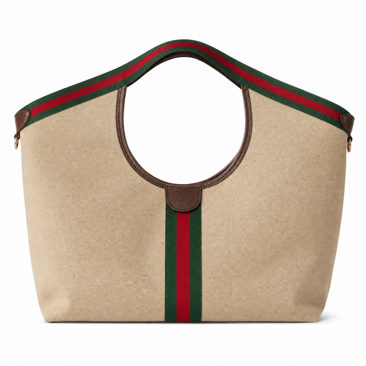 Vintage Letter Tote Bag · Timeless Classic Elegance