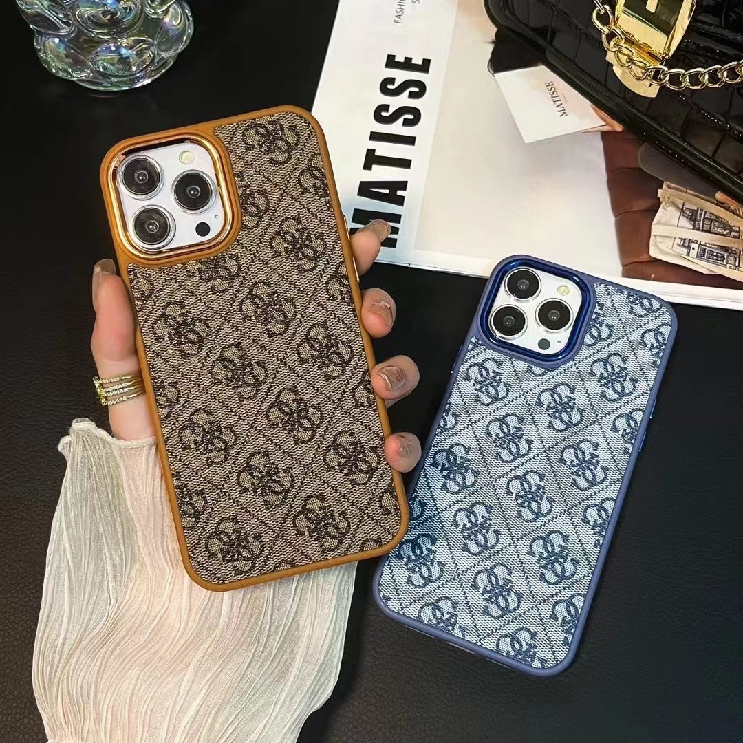 Custodia gialla di lusso per iPhone-MD231025