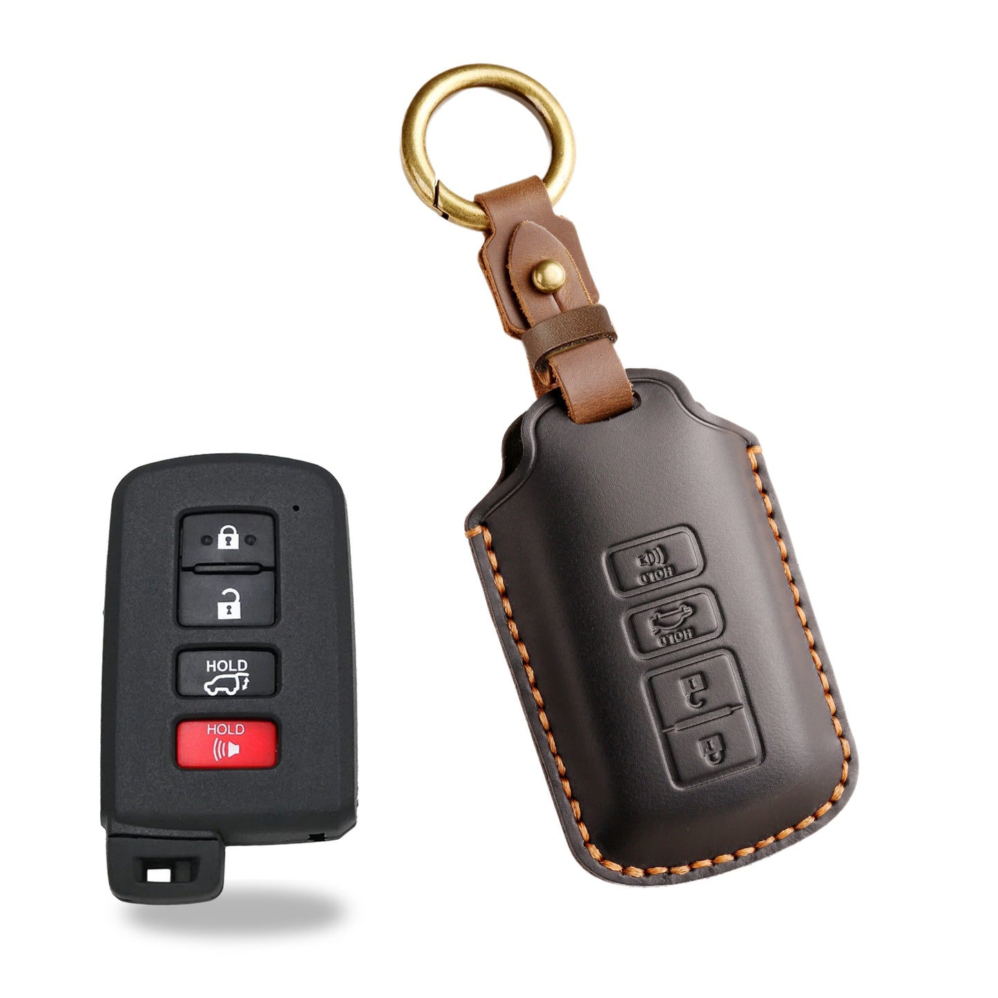Pouzdro na klíče Toyota z horní kůže
