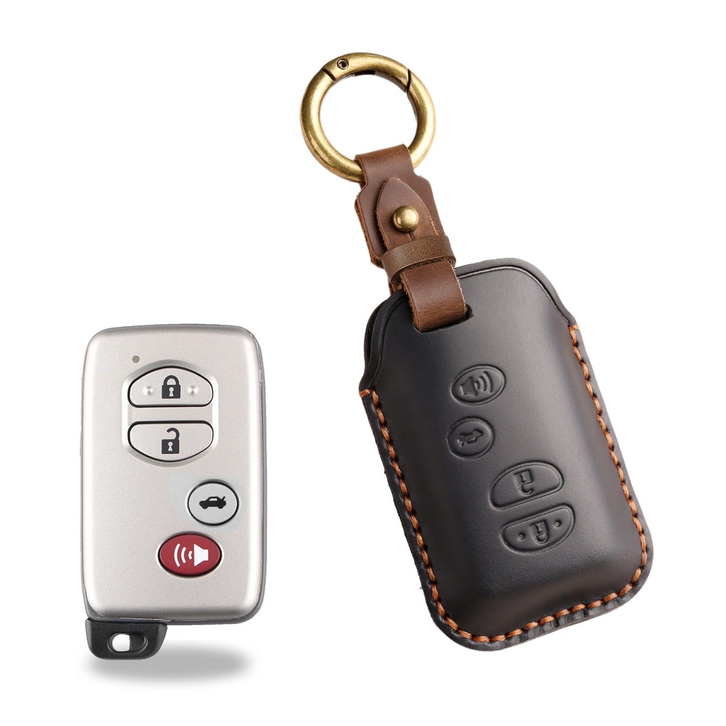 Pouzdro na klíče Toyota z horní kůže