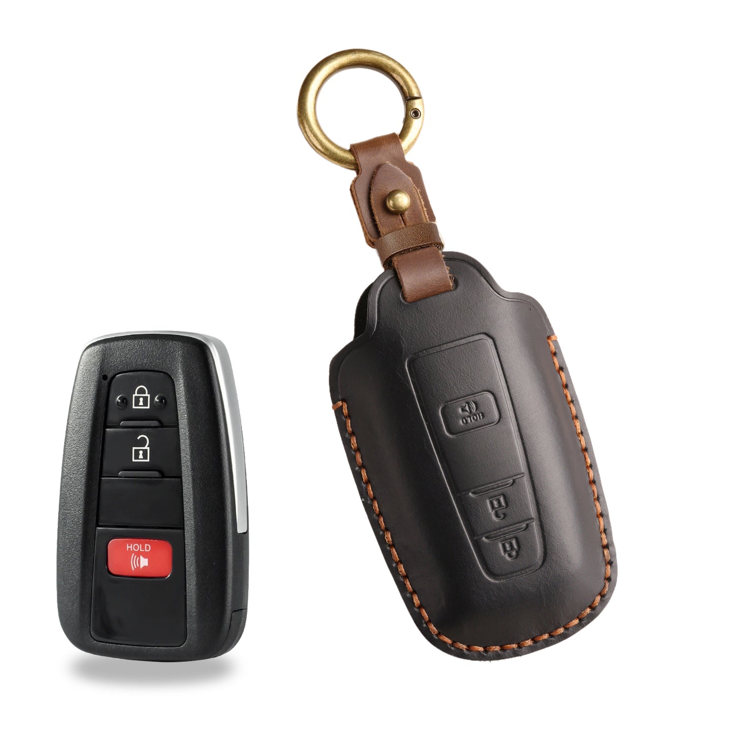 Pouzdro na klíče Toyota z horní kůže