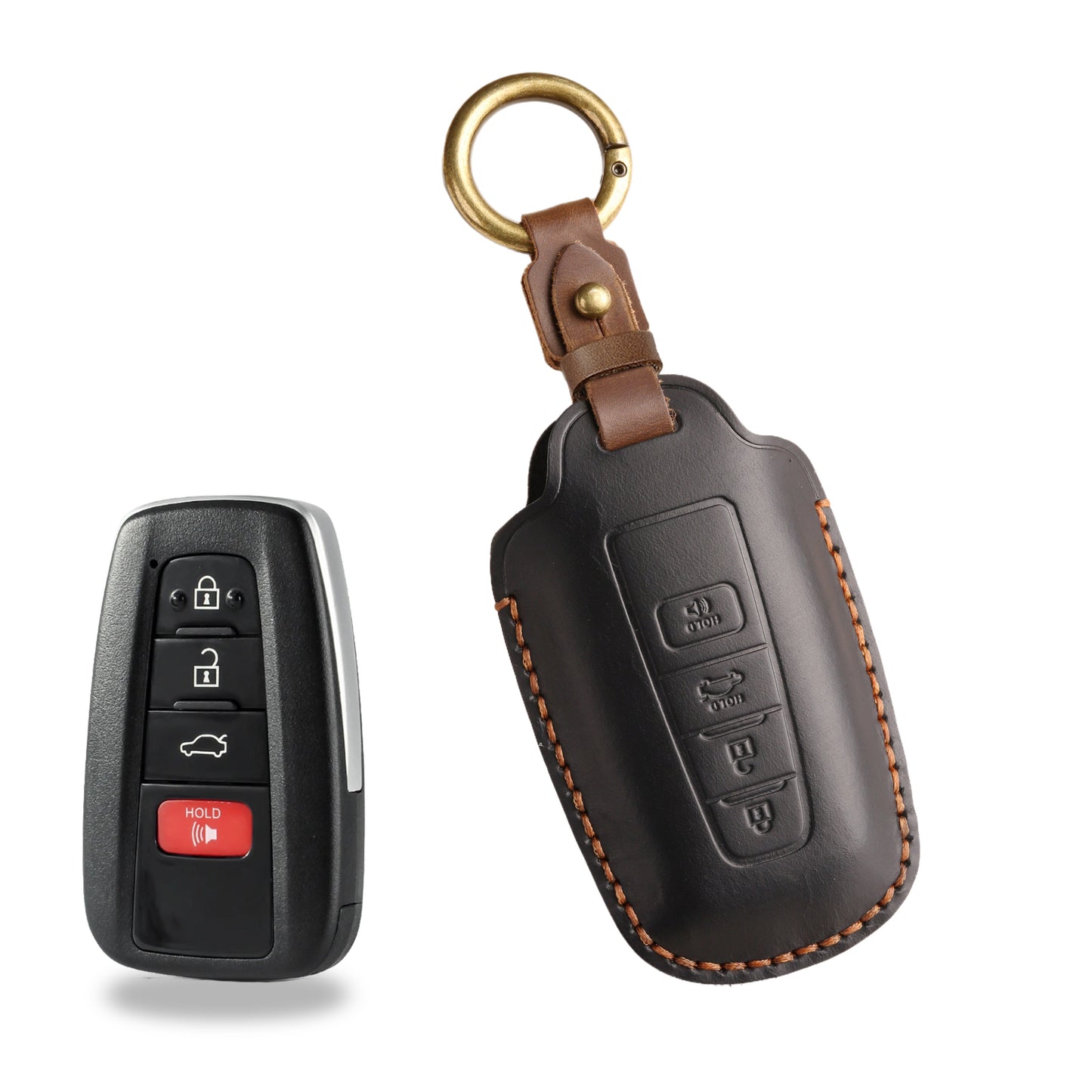 Pouzdro na klíče Toyota z horní kůže