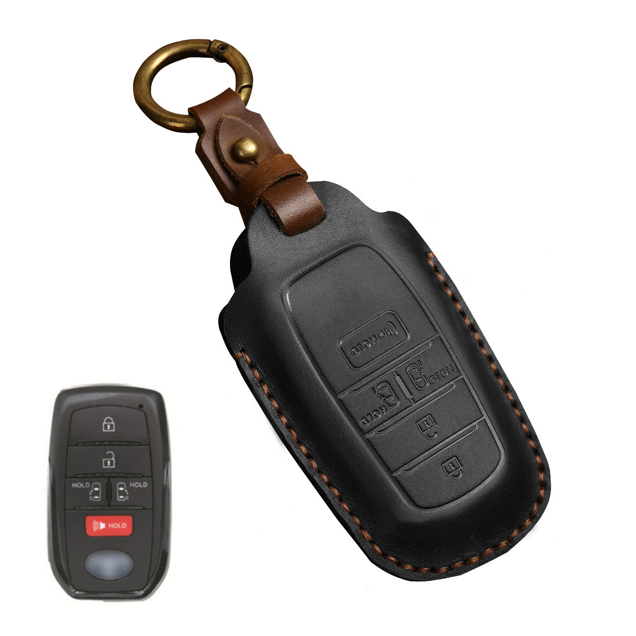 Pouzdro na klíče Toyota z horní kůže
