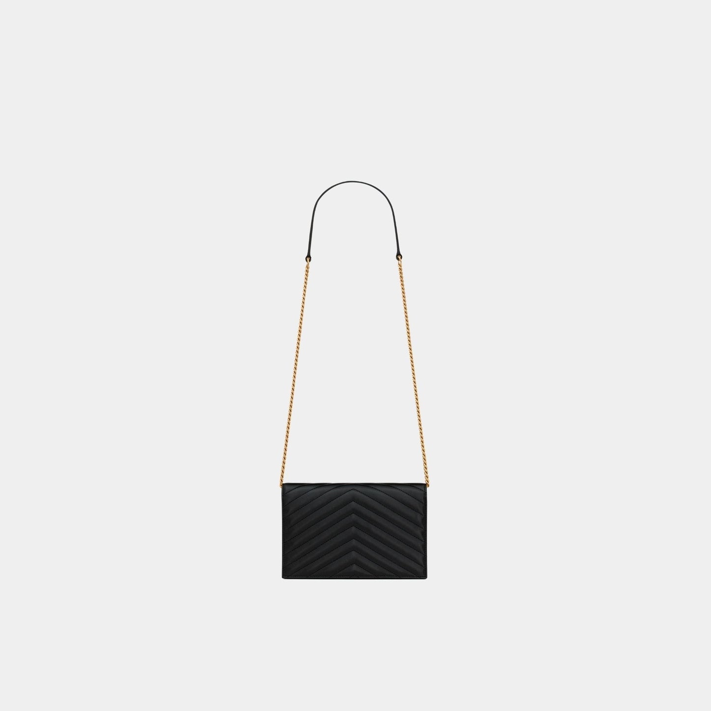 YL- Envelope Chain Wallet In Lambskin Luxury bay