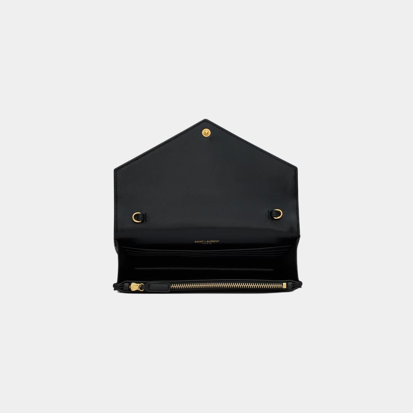 YL- Envelope Chain Wallet In Lambskin Luxury bay
