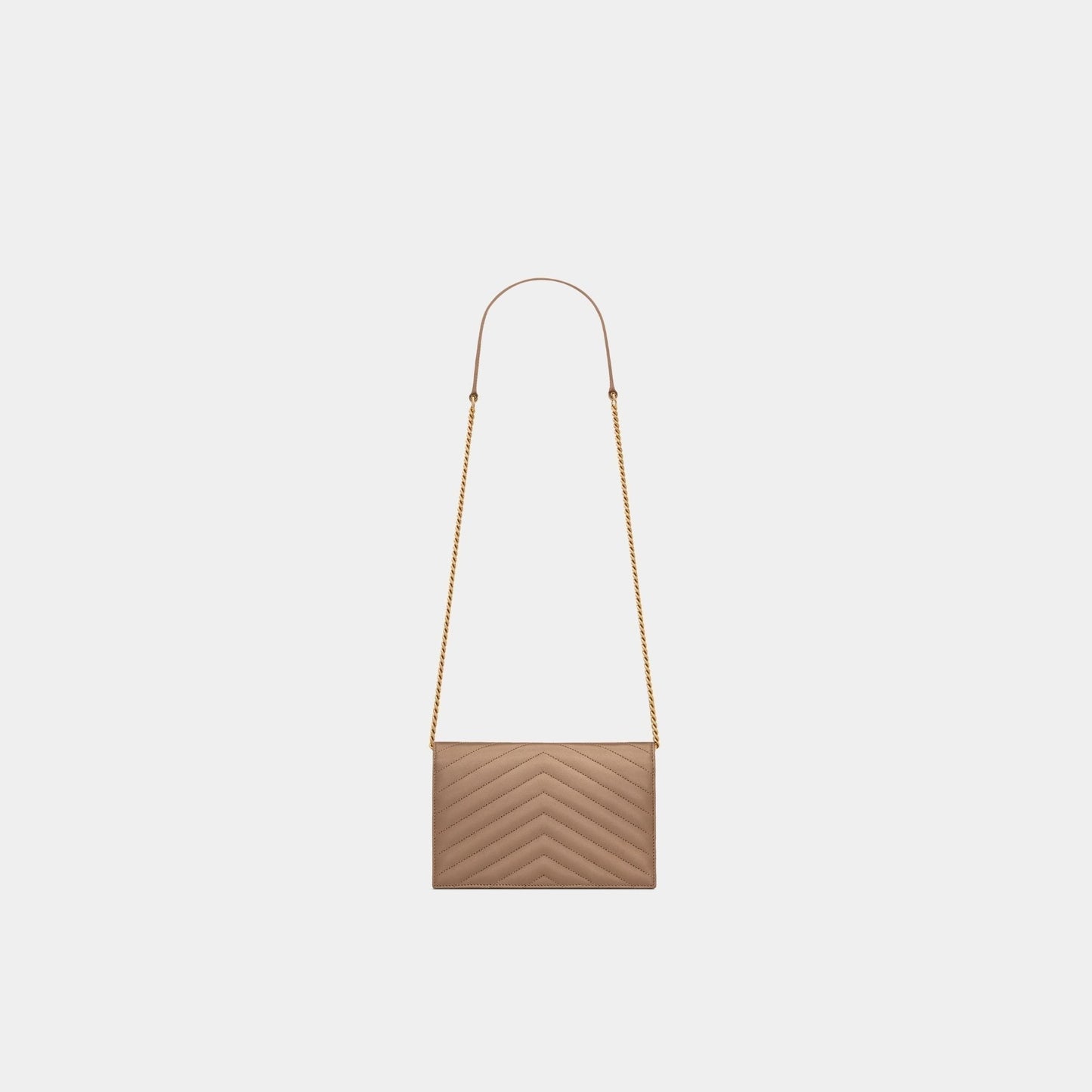 YL- Envelope Chain Wallet In Lambskin Luxury bay