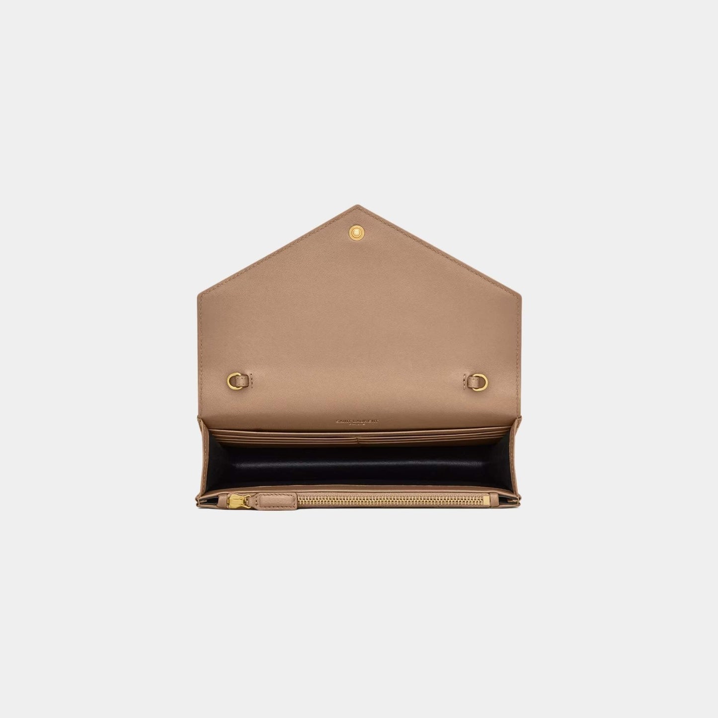 YL- Envelope Chain Wallet In Lambskin Luxury bay